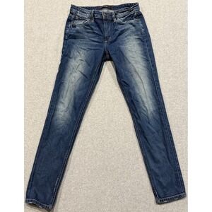 Joes Jeans Women's Slouched Slim Fit Jeans Size 26 Blue Denim Medium-Dark Wash